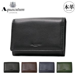 アクアスキュータム 名刺入れ 風琴マチ メンズ サットン AQWM-001 Aquascutum｜カードケース 本革 羊革 ラムレザー シンプル ブランド 男性 ギフト プレゼント｜sacsbar