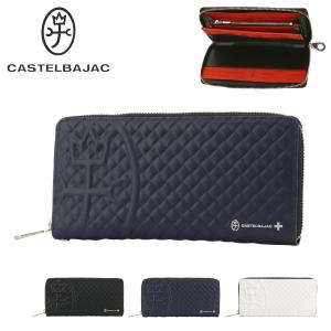 未使用CASTELBAJAC カステルバジャック レザーラウンドジップ長財布 紺 CASTELBAJAC カステルバジャック サイフ 027605 27605 シェスト
