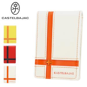 カステルバジャック パスケース ブローチプティ メンズ 056692 CASTELBAJAC   ICカードケース 定期入れ IDカードホルダー 本革