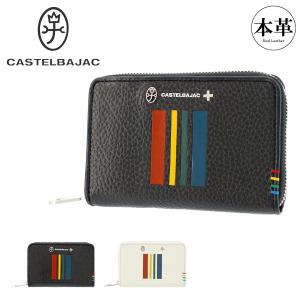 CASTELBAJAC（カステルバジャック） 三つ折り財布 本革 ビジュー