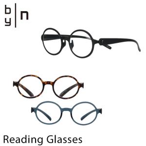 バイエヌ byn リーディンググラス ラウンド マットカラー UV99%カット ブルーライト45％カット 眼鏡 老眼鏡 サングラス｜sacsbar