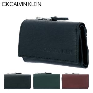 シーケー カルバンクライン キーケース ロック メンズ 803632 CK CALVIN KLEIN 小銭入れ スコッチガード 牛革 本革 撥水