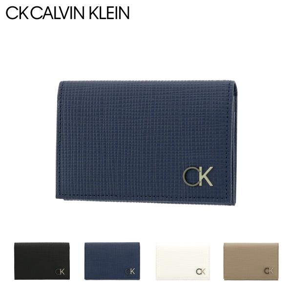 シーケー カルバンクライン 名刺入れ セプター 本革 メンズ815652 日本製│CK CALVIN...