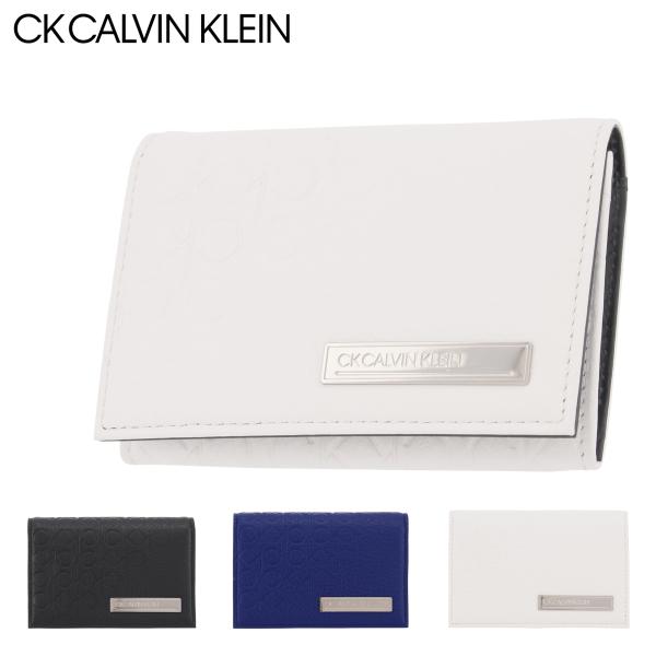 シーケー カルバンクライン 名刺入れ コモン 本革 レザー メンズ 824613 CK CALVIN...