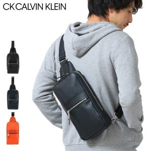 シーケー カルバンクライン ボディバッグ 834901 リベロ ワンショルダーバッグ CK CALVIN KLEIN 綿 牛革 メンズ｜sacsbar