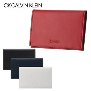 シーケー カルバンクライン 名刺入れ フォーカス 852602 CK CALVIN KLEIN カードケース メンズ 本革 牛革 薄型