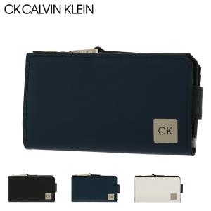 シーケー カルバンクライン キーケース 本革 メンズ ボーダー 875602 CK CALVIN KLEIN 小銭入れ コインケース 牛革 レザー｜sacsbar