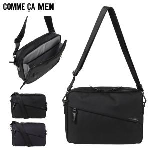 コムサメン ショルダーバッグ 横型 ポーチ 7136 OBLIQUE オブリック COMME CA MEN 軽量 速乾性 2way カジュアル お出掛け トラベル 旅行 シンプル