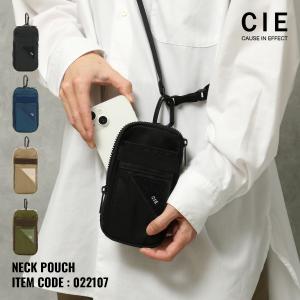 CIE ネックポーチ FLOW NECK POUCH メンズ レディース 022107 シー フロウ スマホショルダー スマホポーチ ショルダーバッグ 防水 撥水 軽量 日本製｜sacsbar