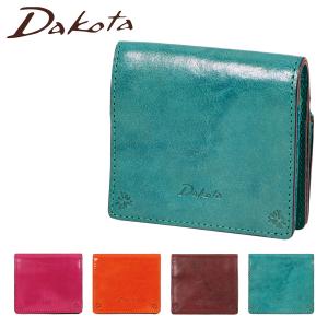 ダコタ 二つ折り財布 バンビーナ 0030830 0036120 Dakota コンパクト財布 ミニ財布 ミニ ウォレット イタリア製牛革 レディース｜sacsbar