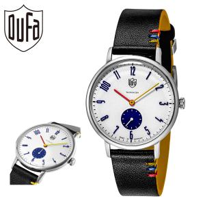 ドゥッファ 腕時計 バウハウス100year DF-9001-A2 メンズ レディース DUFA ステンレススチール ミネラルガラス 本革｜sacsbar
