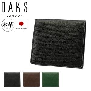 DAKS 折り財布 新品 未使用 DAKS ダックス 二つ折り財布 プレステージ メンズ DP21214 (旧