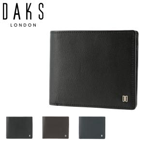 DAKS（ダックス） 二つ折り luxe DP38218 DAKS 日本製 本革 メンズ