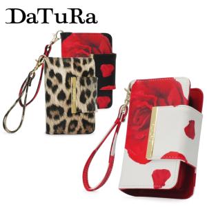 ダチュラ DaTuRa IQOSケース DTR-942 BARA アイコス 電子タバコ シガレットケース ローズ柄 花柄 プリント ストラップ レディース