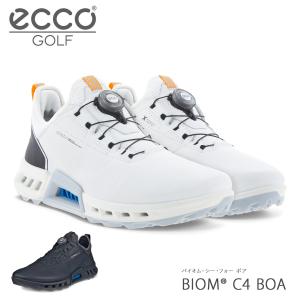 エコー ゴルフ シューズ バイオム シー フォー ボア スパイクレス メンズ 男性用 130424 ECCO BIOM C4 BOA リール ダイヤル式 靴 ゴアテックス 防水 透湿｜sacsbar