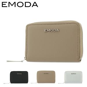 エモダ 財布 ミニ財布 ラウンドファスナー レディース 角シボ EM-9785 EMODA カードケース コインケース｜sacsbar