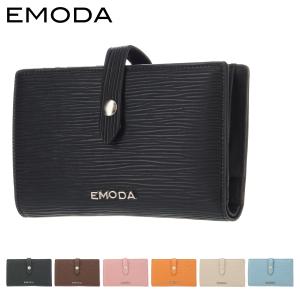 エモダ 二つ折り財布 レディース 水シボ EM-9787 EMODA   カードケース