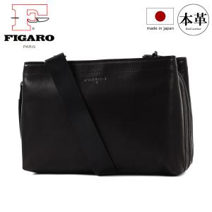 フィガロ ショルダーバッグ 2WAY メンズ 日本製 17109 ビス FIGARO レザー 牛革 セカンドバッグ クラッチバッグ ビジネスバッグ｜sacsbar