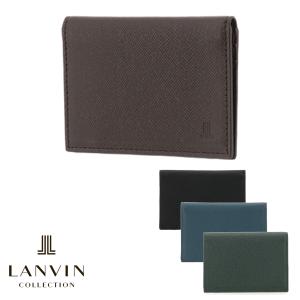 ランバンコレクション パスケース クウルールドヴァン JLMW0GP1 LANVIN COLLECTION ICカードケース 定期入れ 牛革 レザー メンズ｜sacsbar