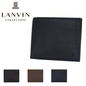 LANVIN en Bleu ランバンオンブルー 財布 二つ折り 本革 メンズ 513622