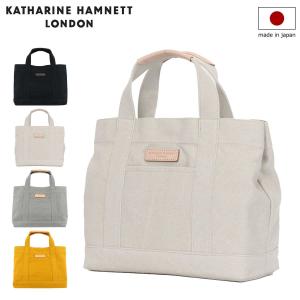 キャサリンハムネット トートバッグ メンズ レディース 490-8060 日本製 KATHARINE HAMNETT   撥水 キャンバス ミニ手提げバッグ ミニトートバッグ 帆布