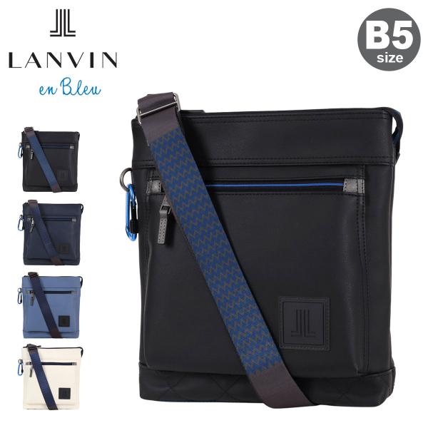 ランバンオンブルー ショルダーバッグ B5 縦型 お出掛け 旅行 ショッピング トラベル メンズ レ...