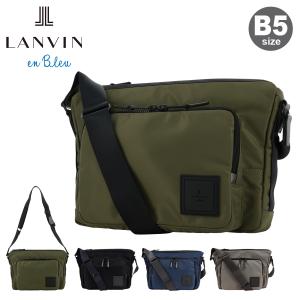 ランバンオンブルー B5 ショルダーバッグ 撥水 ショート メンズ 541102 LANVIN en Bleu | ミニショルダー ワンマイル 横型 斜め掛け 肩掛け 旅行｜sacsbar