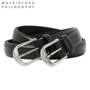 マッキントッシュ フィロソフィー ベルト 日本製 メンズ 810013 MACKINTOSH PHILOSOPHY 本革 レザー ピン式｜sacsbar