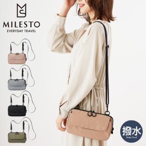 ミレスト ショルダーバッグ トロット レディース メンズ MLS878 MILESTO TROT マルチショルダー 撥水 防水 軽量 ななめ掛け 小さめ シンプル