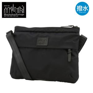 マンハッタンポーテージ ブラックレーベル ショルダーバッグ サコッシュ メンズ レディース MP1095TWLBL Manhattan Portage BLACK LABEL 旅行 撥水 フェス｜sacsbar