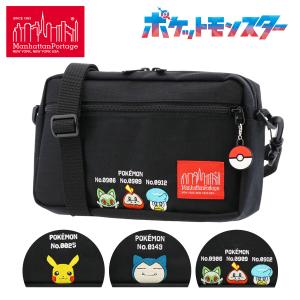 マンハッタンポーテージ ショルダーバッグ Pokemon レディース MP1404L2 ポケモン manhattanportage ミニショルダー ピカチュウ カビゴン ニャオハ
