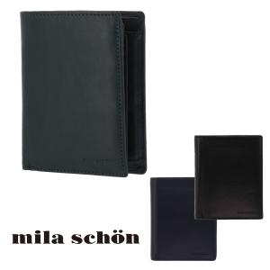 mila schon（ミラショーン） 二つ折り財布 カーフレザー CALF LEATHER