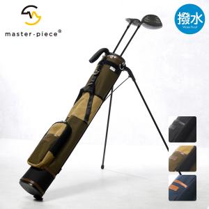 マスターピース ゴルフ セルフスタンドケース クラブケース メンズ 47インチ 3分割 master piece GOLF 02639 ゴルフバッグ 撥水｜sacsbar