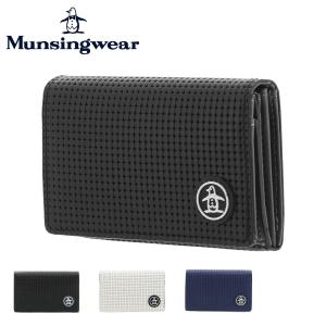 マンシングウェア 名刺入れ ハイブリッド メンズmu-5060119 Munsingwear カードケース 撥水 本革 レザー｜sacsbar