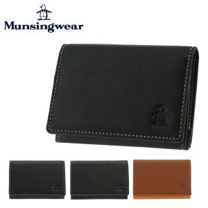 マンシングウェア 名刺入れ コンビ メンズ 6035119 Munsingwear カードケース 本革 レザー｜sacsbar