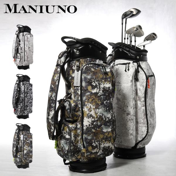 マニウノ ゴルフ キャディバッグ カート型 9分割 9.5型 46インチ対応 メンズ レディースMU...