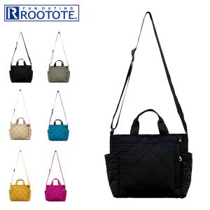 ルートート トートバッグ レディース 1365 ROOTOTE 撥水 2WAY ミニトート ショルダーバッグ SN スクエア2way ダイヤキルト-E｜sacsbar