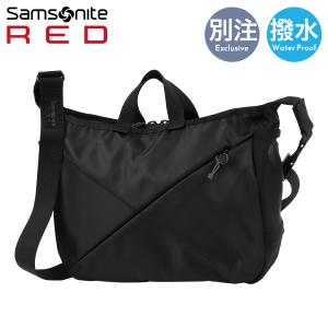 【未使用・タグ付き】Samsonite RED トートバッグ　肩掛け　ブラック Samsonite RED サムソナイトレッド ショルダーバッグ S 2WAY バイアス