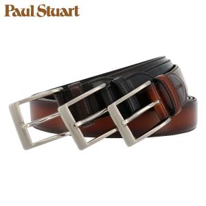 ポールスチュアート ベルト メンズ 日本製 SB02610 Paul Stuart 本革 レザー