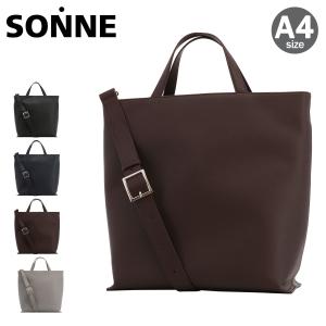 ゾンネ トートバッグ ビジネストート 縦型 A4 2WAY オーディナリー メンズ SOMF004 SONNE ORDINARY ビジネスバッグ ショルダーバッグ マイクロファイバーレザー｜sacsbar