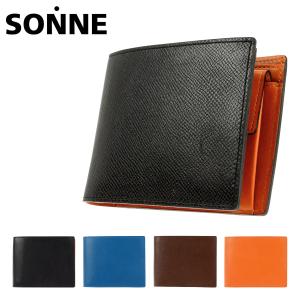 ゾンネ 二つ折り財布 チェルケス メンズ SOZ005 SONNE 本革 レザー