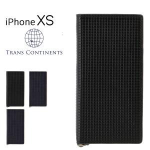 トランスコンチネンツ スマホケース 手帳型 iPhone XS ジェットセッター メンズ  TC-6065119 スマホカバー スマートフォンケース 本革 レザー