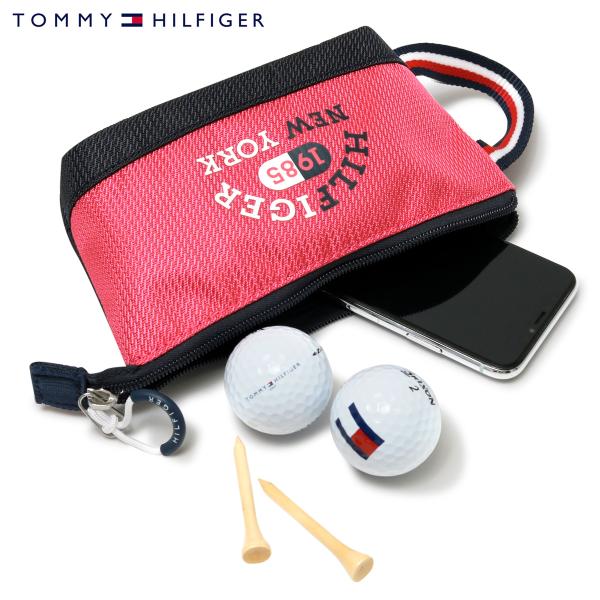 トミー ヒルフィガー ゴルフ ゴルフポーチ ボールケース メンズ THMG3FBS ミックス Tom...