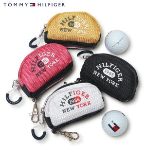 トミー ヒルフィガー ゴルフ ボールポーチ ボールケース ボール入れ 2個収納 メンズ THMG3FBT ミックス Tommy Hilfiger GOLF ミニポーチ｜sacsbar