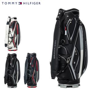 トミーヒルフィガー ゴルフ キャディバッグ 9型 約4.8kg 5分割 46インチ対応 カートバッグ ゴルフバッグ ブランド レア TOMMY HILFIGER GOLF THMG6SC2