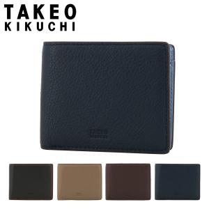 タケオキクチ 二つ折り財布 レスター 2130123 TAKEO KIKUCHI バイカラー 牛革 レザー｜sacsbar