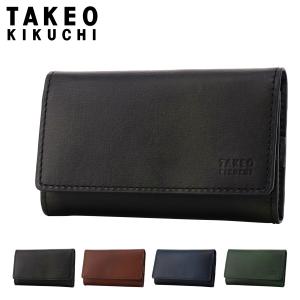 タケオキクチ キーケース 本革 メンズ ルーナ  7075221 TAKEO KIKUCHI | 牛革 レザー｜sacsbar