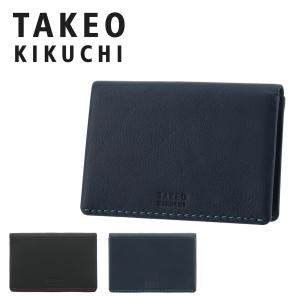 タケオキクチ パスケース モルビド メンズTK9055118 TAKEO KIKUCHI カードケース 定期入れ 牛革 本革 レザー｜sacsbar