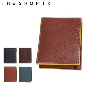 ザ・ショップ・ティーケー 二つ折り財布 本革 メンズ 1080122 ヴィーノ THE SHOP TK 小銭入れ付き｜sacsbar