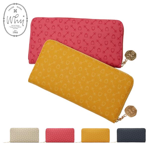 ホワイ 長財布 ラウンドファスナー HSC コインハーネス SLG レディース 810731 Why